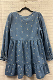 Size Medium Ladies Denim Print New In Dress