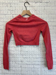 Size X-Small Ladies Red GYMSHARK Workout Top