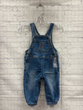 Size 9 Months Unisex Denim Oshkosh Overall