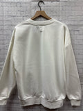 Size Small Ladies White Sweatshirt