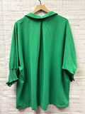 Size XL Ladies Green Blouse