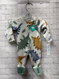 Size Premie Boy's Gray Print Carters Sleeper