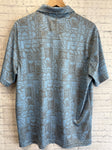 Size Large Men's Gray Print Top