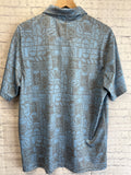 Size Large Men's Gray Print Top
