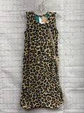 Size 0-6 Months Girl's Tan Animal Print Posh Peanut Sleep Sack