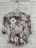 Size 6-12 months Girl's Purple Floral Posh Peanut Onesie