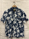 Size Large Men's Blue Print Shirt