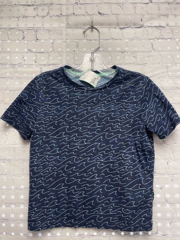 Size 6-7 Boy's Blue Print Old Navy Top