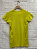 Size 6 Ladies Yellow lulu lemon Workout Top