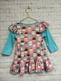 Size 6-9 Months Girl's Blue Pete +  Lucy Dress