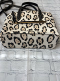 Ladies Cream Animal Print Dooney Bourke Purse