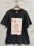 Size S/M Ladies Gray Print Top