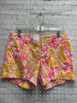 Size 6 Ladies Pink Floral Lilly Pulitzer Shorts