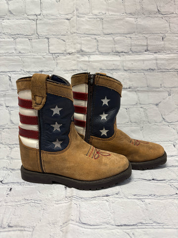 Size 8 Boy's Tan Cody James Boot
