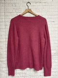 Size Medium Ladies Pink J Crew Sweater