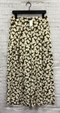 Size Small Ladies Cream Print Banana Republic Pants