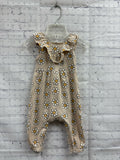 Size 3-6 months Girl's Tan Floral Jessica Simpson Jumpsuit