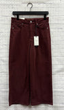 Size 5 Ladies Burgundy Denim Judy Blue Jeans