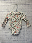Size 12-18 Months Girl's White Floral Old Navy Onesie