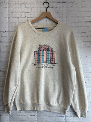 Size Large Ladies Gray Sweater