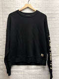 Size Medium Ladies Black Carhartt Sweatshirt