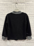 Size 8 Girl's Black Cato Top