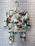 Size 12 Months Boy's Cream Print H & M Pantset