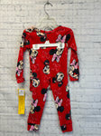 Size 3t Girl's Red Print Disney PJ Set