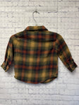 Size 2T Boy's Brown Plaid Old Navy Top