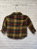 Size 2T Boy's Brown Plaid Old Navy Top