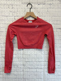 Size X-Small Ladies Red GYMSHARK Workout Top