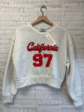 Size Medium Ladies Gray Sweater