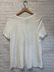 Size Large Ladies White Cato Top