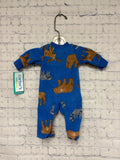 Size Premie Boy's Blue Print Carters Sleeper