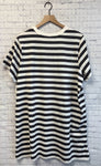 Size XL Ladies Gray Stripe Old Navy Dress