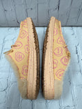 Size 6 Ladies Peach Print Hey dude Shoe
