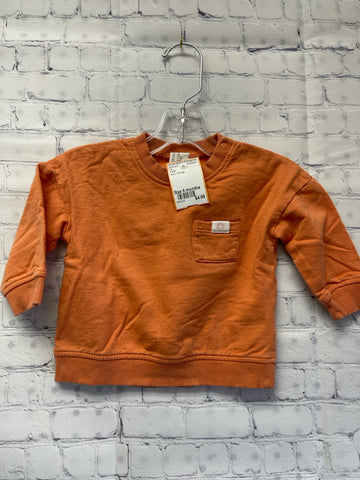 Size 6 months Boy's Orange H & M Top