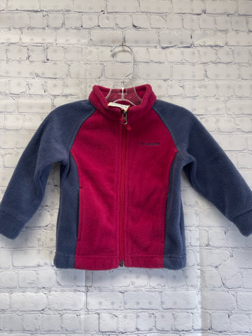 Size 12-18 Months Boy's Red Fleece Columbia Jacket