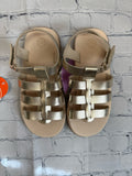 Size 12 Girl's Gold wonder nation Sandal