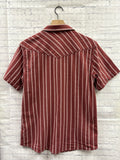 Size Large Men's Red Stripe Cody James Shirt
