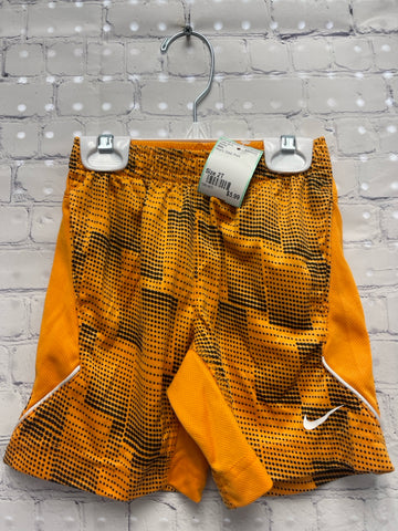 Size 2T Boy's Gold Print Nike Shorts