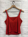 Size Large Ladies Red ROCK & ROLL Tank Blouse