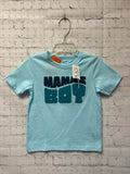 Size 3t Boy's Blue Print Place Top