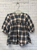 Size 12-18 Months Girl's Blue Plaid Zara Dress