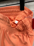 Size 2 Ladies Orange lulu lemon Workout Shorts