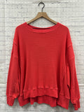 Size X-Small Ladies Red American Eagle Top