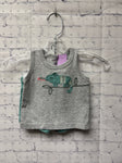 Size 0-3 Months Boy's Gray Carters Short Set
