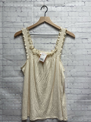 Size Medium Ladies Cream LAUREN CONRAD Tank Top