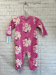 Size 6 months Girl's Pink Floral Carters Sleeper