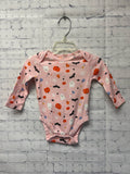 Size 3-6 months Girl's Pink Print Old Navy Onesie